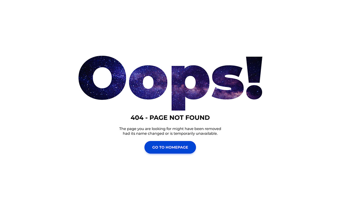 404 error page templates