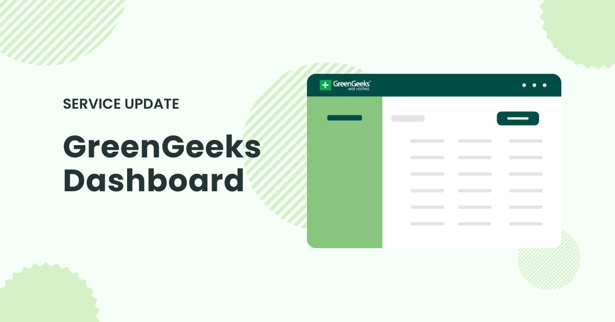 GreenGeeks Dashboard
